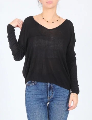 Bluza Bershka, negru