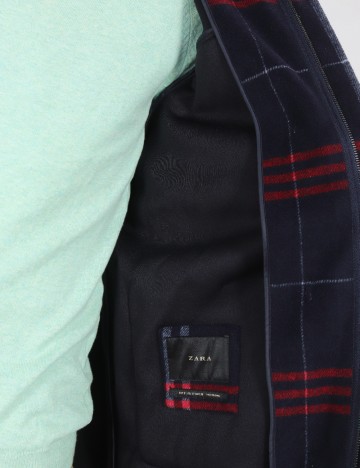 Palton oversize Zara, bleumarin