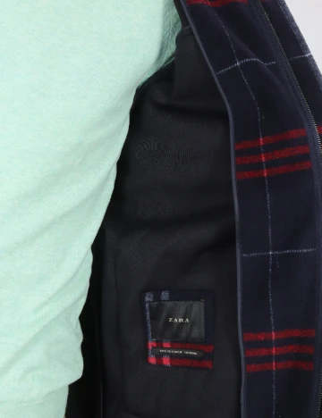 Palton oversize Zara, bleumarin