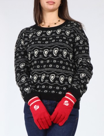 Manusi Pull&Bear, rosu