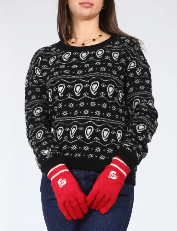 Manusi Pull&Bear, rosu