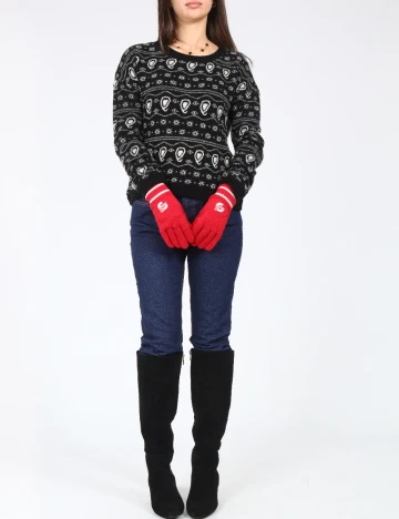 Manusi Pull&Bear, rosu