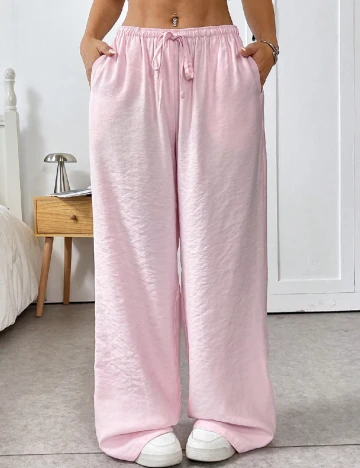 Pantaloni SHEIN, roz