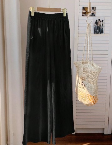 
						Pantaloni SHEIN, negru