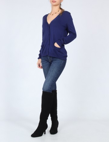 Cardigan Zara, albastru