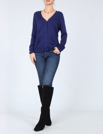 Cardigan Zara, albastru