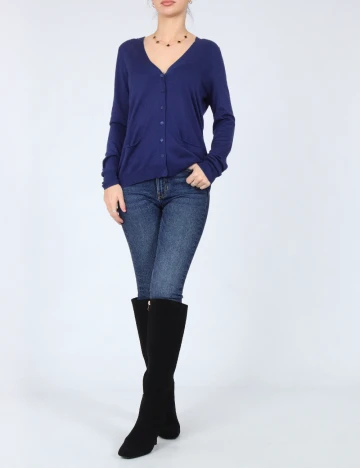 Cardigan Zara, albastru