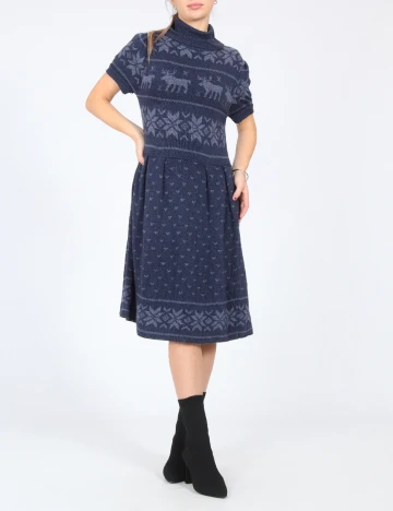 Rochie medie Zara, bleumarin