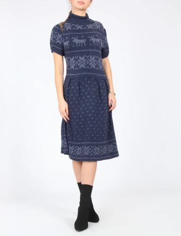 Rochie medie Zara, bleumarin