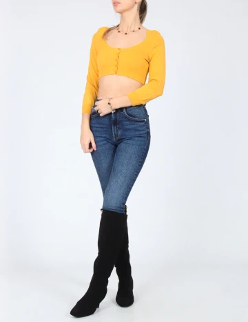 Cardigan Zara, galben