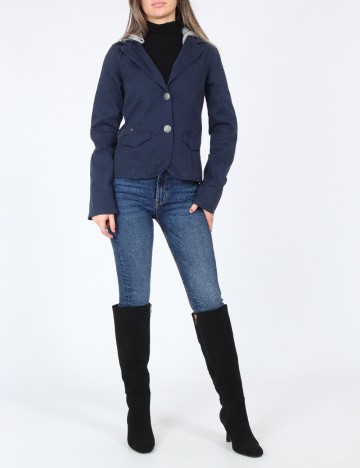 
						Jacheta Bershka, bleumarin