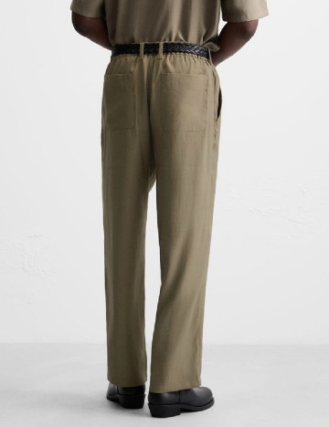 Pantaloni Zara, kaki