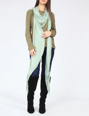 Esarfa Bershka, verde