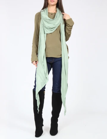 Esarfa Bershka, verde