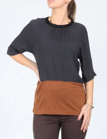 Bluza Zara, gri/maro