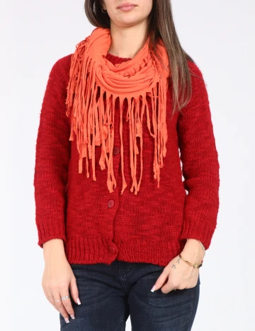 Esarfa circulara Bershka, portocaliu