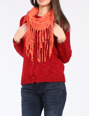 Esarfa circulara Bershka, portocaliu