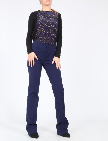 Pantaloni Zara, bleumarin