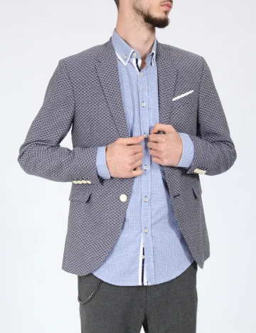 Sacou Zara, bleumarin