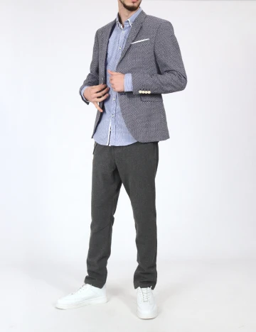 Sacou Zara, bleumarin