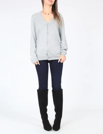 Cardigan Bershka, gri