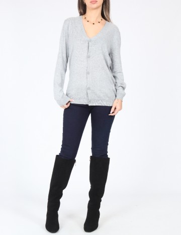 Cardigan Bershka, gri