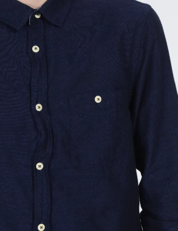 Camasa Bershka, bleumarin