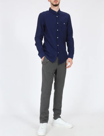 Camasa Bershka, bleumarin