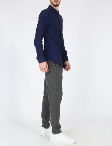 Camasa Bershka, bleumarin