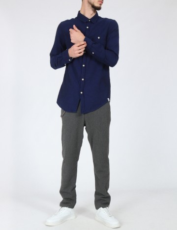 Camasa Bershka, bleumarin