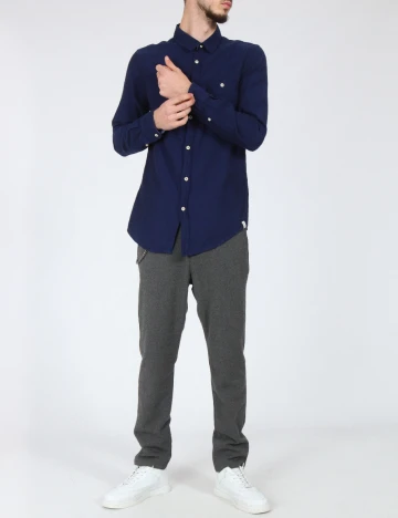 Camasa Bershka, bleumarin