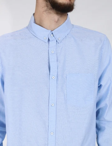 Camasa Bershka, albastru