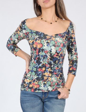 
						Bluza Bershka, floral print
