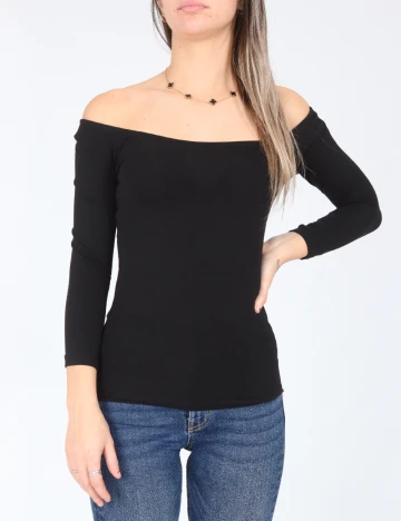 Bluza Bershka, negru