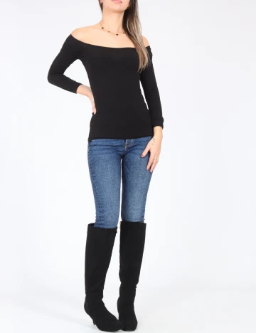 Bluza Bershka, negru