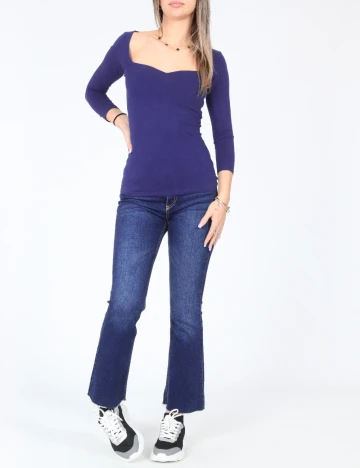 Bluza Bershka, bleumarin