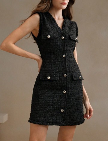 
						Rochie scurta Anewsta, negru