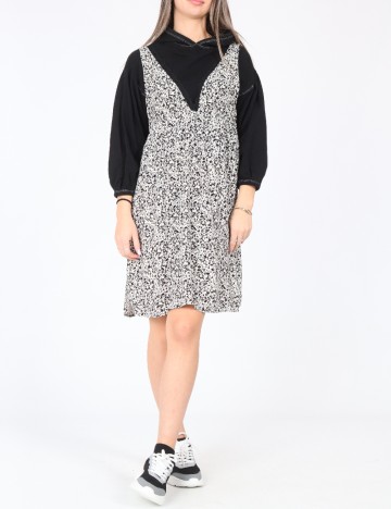 Set rochie si bluza Zara, alb/negru