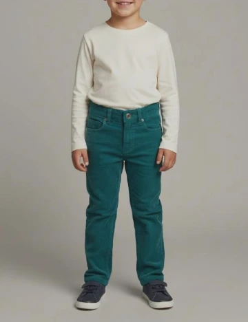 Pantaloni Zara, turcoaz