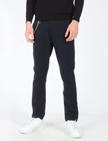 Pantaloni Zara, bleumarin