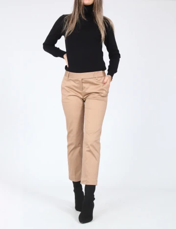 Pantaloni Zara, maro