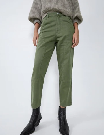 Pantaloni Zara, verde