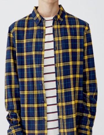 Camasa Pull&Bear, mix culori