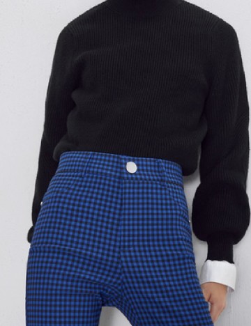 Pantaloni Zara, albastru