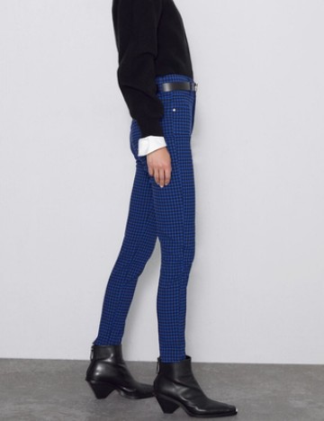 Pantaloni Zara, albastru