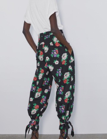 Pantaloni Zara, floral print