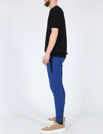 Pantaloni Pull&Bear, albastru