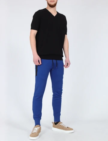 Pantaloni Pull&Bear, albastru