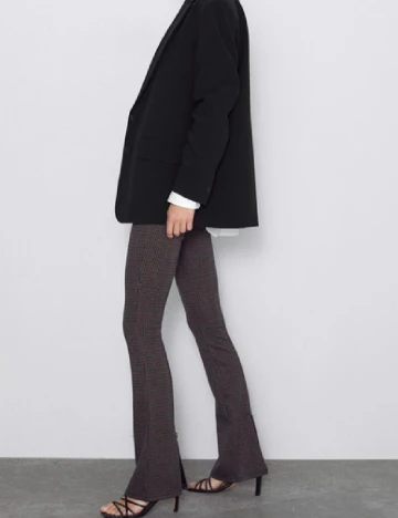 Pantaloni Zara, maro