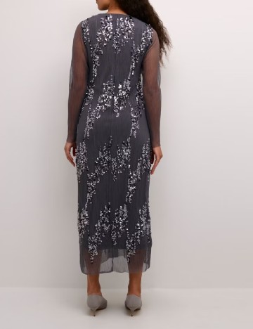 Rochie lunga Culture, gri